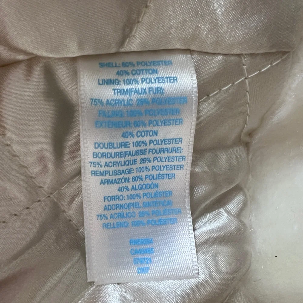 The Children's Place Cream Quilted Baby Jacket
